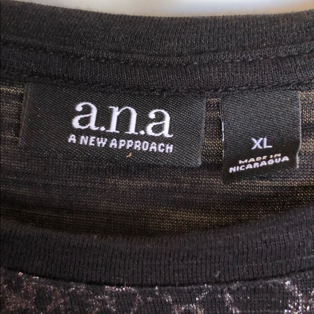šBlack on black, sparkly, a.n.a. Top - Picture 2 of 3